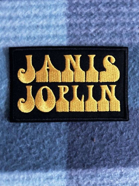 Janis Joplin embroidered worldwide ship patch 2.25x3.75 inches for apparel and accessories