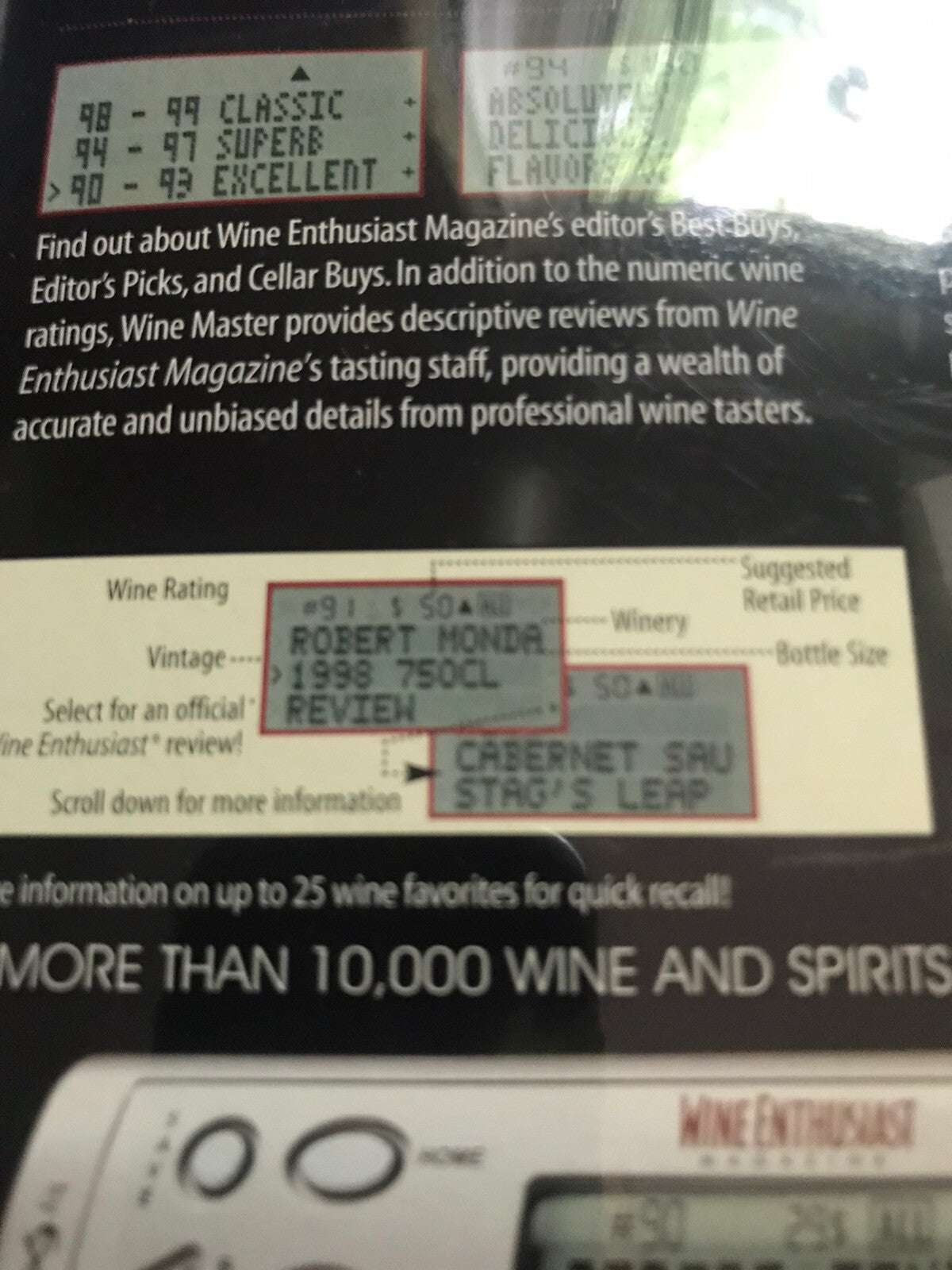 Silver Wine Enthusiast Magazine Wine Master Special Edition 415-SE-04-CS by Excalibur Electronics