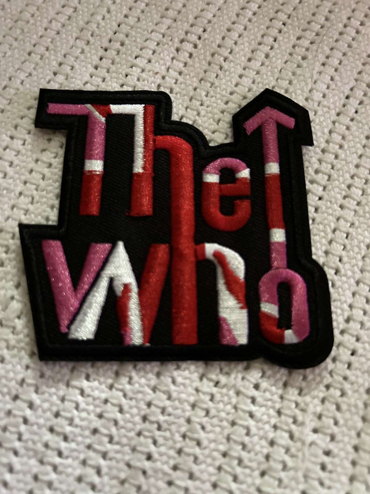 The Who embroidered patch 3x3 inches iron or sew free shipping USA