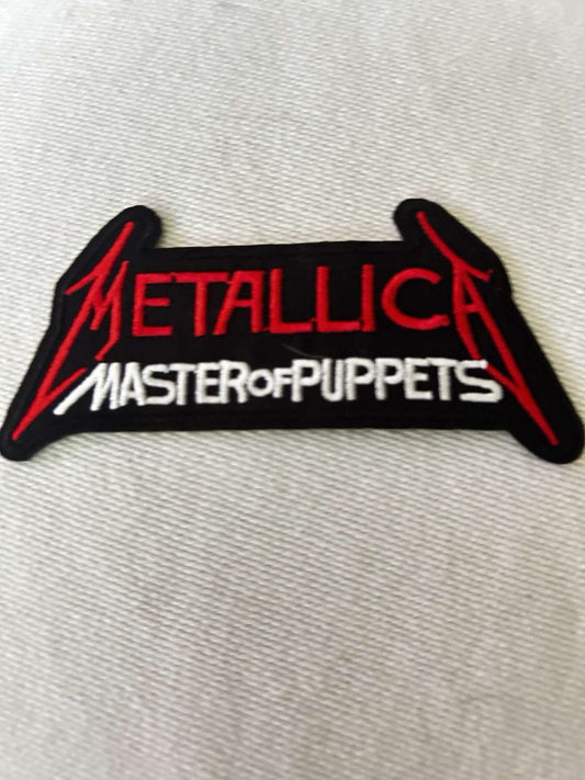 Metallica embroidered sew-on patch Master of Puppets design heavy metal band iron-on badge