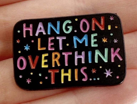 Colorful 1.15x0.75 inch pin with fun design and pin back for accessories