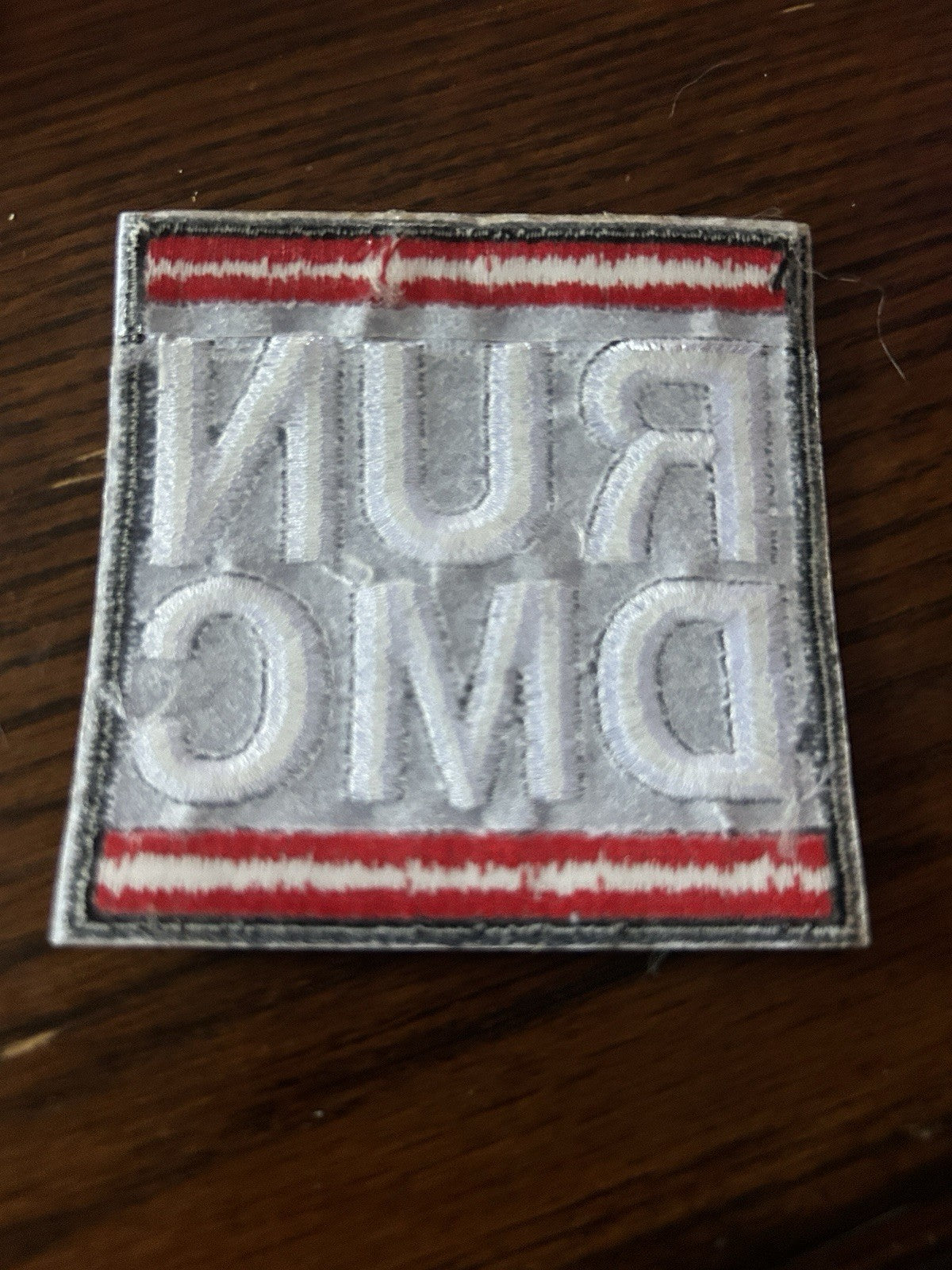 RUN DMC embroidered iron-on patch 3x3 inches hip hop applique with free US shipping