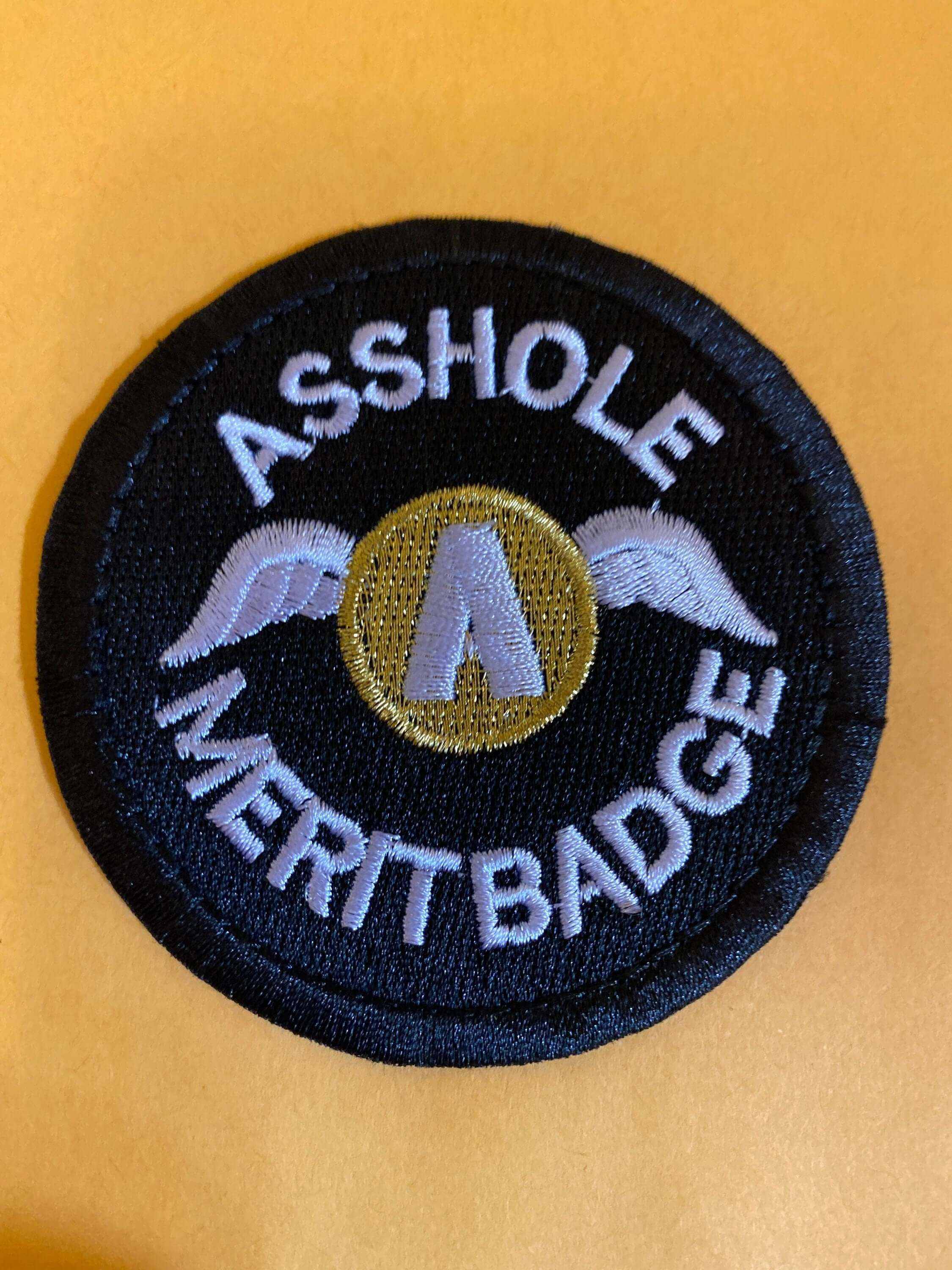 Asshole Merit Badge